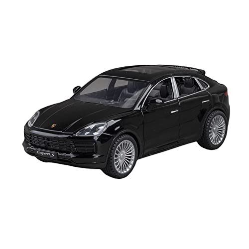 YSAEDATY Für: 1:24 Modell Porsche Cayenne S Coupé Mit Light Engine Sound Die Cast Kinderspielzeug(A) von YSAEDATY