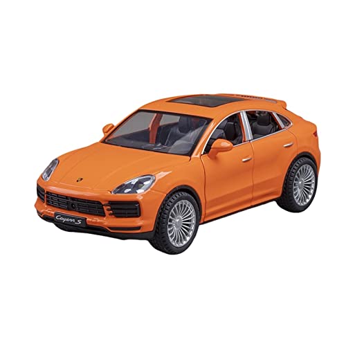 YSAEDATY Für: 1:24 Modell Porsche Cayenne S Coupé Mit Light Engine Sound Die Cast Kinderspielzeug(B) von YSAEDATY