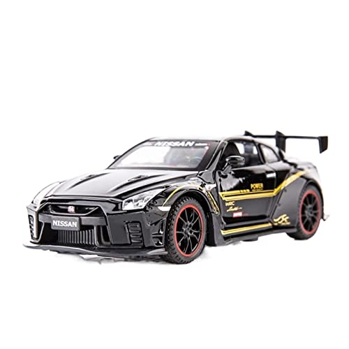 YSAEDATY Für: 1:32 Nissan GTR R35 R34 Rennmodellauto Druckguss Sound Und Licht(A) von YSAEDATY