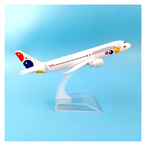 YSAEDATY Für: 16 cm Live Columbia A320 Flugzeugmodell Legierung 16 cm von YSAEDATY