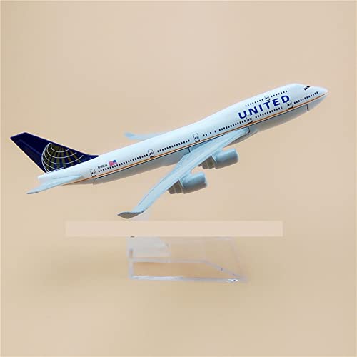 YSAEDATY Für: Air United B747 Airline-Modell aus legiertem Metall, Boeing 747 Airline-Modell von YSAEDATY