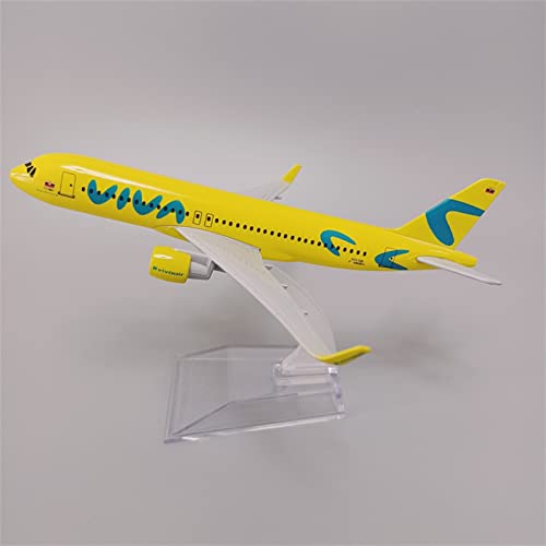 YSAEDATY Für: Alloy Metal Viva Air Airbus 320 A320 Airline Aircraft Model Airways Druckguss-Flugzeugmodell von YSAEDATY