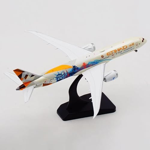 YSAEDATY Für: B787 Gulf Airline Flugzeugmodell im Maßstab 1:400, Spielzeugflugzeug aus Druckguss-Kunststofflegierung von YSAEDATY