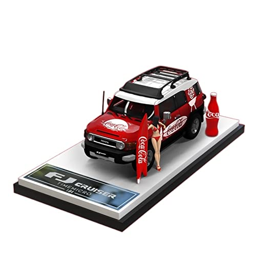 YSAEDATY Für: Coca-Cola Model Car FJ Cruiser Monster Geländewagen, Statisches Diecast-Modellauto(B) von YSAEDATY