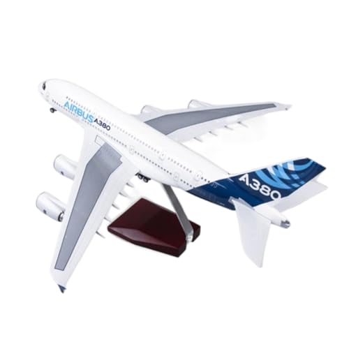 YSAEDATY Für: Flugzeugmodell Airbus 380 A380 im Maßstab 1:160, 50,5 cm, Prototyp einer Fluggesellschaft von YSAEDATY