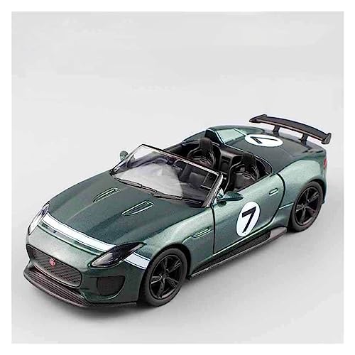 YSAEDATY Für: Jaguar F-Type Project 7 Sportwagen-Modellsimulation, Zurückziehbares Legierungs-Druckgussauto von YSAEDATY