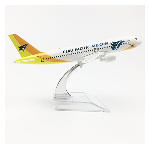 YSAEDATY Für: Philippine Cebu Pacific Airlines Airbus A320 Flugzeugmodell aus Metalllegierungsdruckguss im Maßstab 1:400 von YSAEDATY