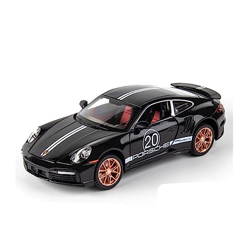 YSAEDATY Für: Porsche 911 Turbo S Targa Legierung Sportwagen Modell 1/24 Druckguss Simulation Metall(B) von YSAEDATY