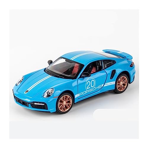 YSAEDATY Für: Porsche 911 Turbo S Targa Legierung Sportwagen Modell 1/24 Druckguss Simulation Metall(C) von YSAEDATY