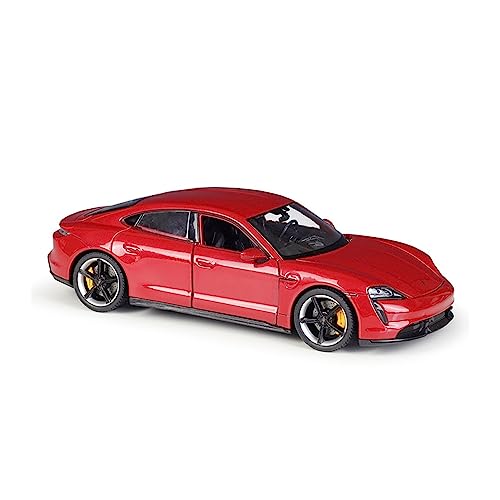 YSAEDATY Für: Porsche Taycan Turbo S Sportwagen Schwarz Simulation 1:24 Automodell Basteln(C) von YSAEDATY