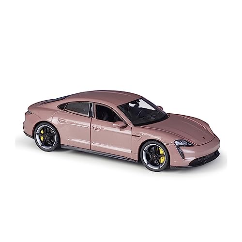 YSAEDATY Für: Porsche Taycan Turbo S Sportwagen Schwarz Simulation 1:24 Automodell Basteln(E) von YSAEDATY