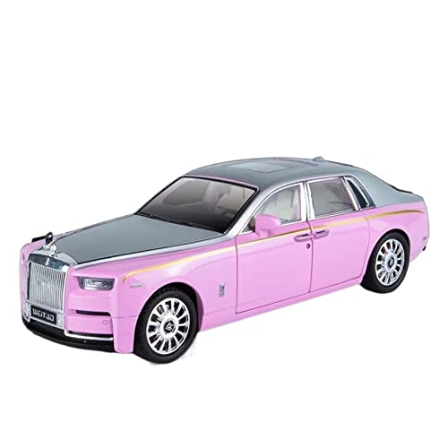 YSAEDATY Für: Rolls Royce Phantom Alloy Modell Druckguss Sound Und Light Model Car(B) von YSAEDATY