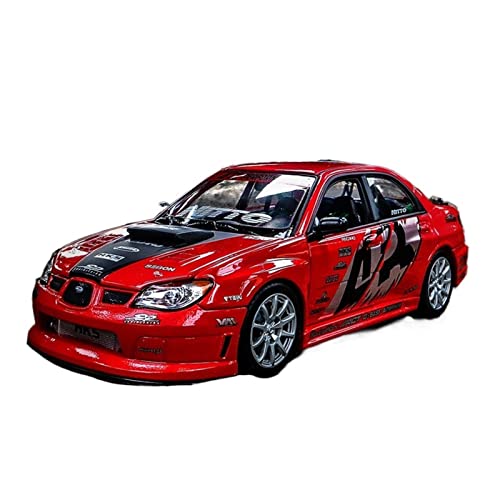 YSAEDATY Für: Subaru - Impreza -Legierung Modell 1:24 Simulationsauto -Dekoration Stanze Model Model Model Spielzeug von YSAEDATY