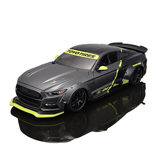 YSAEDATY Geeignet Für 1:18 2015 Ford Mustang GT Schwarz Sportwagen Statische Simulation Modellauto Aus Druckgusslegierung von YSAEDATY