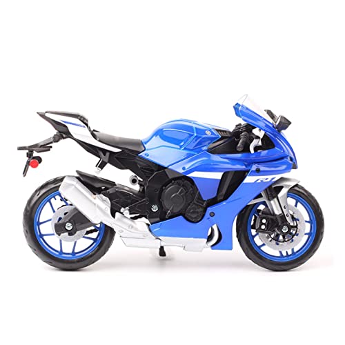 YSAEDATY Maßstab 1:12 2021 YZF-R1 Super Sport Motorrad Modell Metall Moto Diecast Model von YSAEDATY