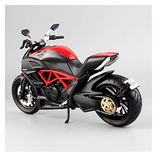 YSAEDATY Maßstab 1:12 Diavel Cruiser Superbike Diecast Modell Ducati Motorrad von YSAEDATY