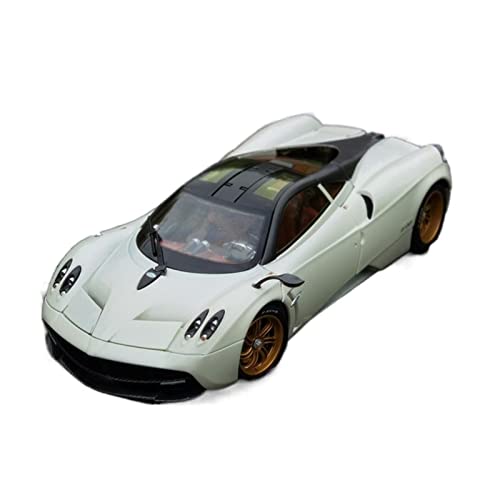 YSAEDATY Für 1:18 Maßstab Pagani Huayra Simulation Legierung Sportwagen Erwachsene Kinder Geschenk Ornament(White) von YSAEDATY