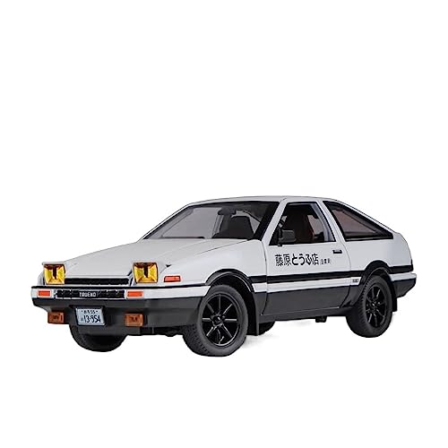 YSAEDATY for 1/20 Initial D Toyota AE86 Auto Legierung Simulation Sound Und Licht Zurückziehen Metall(B) von YSAEDATY