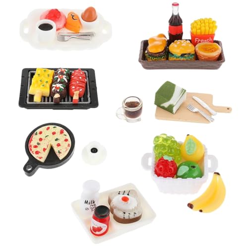 Puppenhaus Zubehör Essen, Miniatur Wichtel Zubehör Küche, Puppenhaus Küche Miniatur Deko Miniatur Essen und Trinken Weihnachten Geschenke Miniaturen Lebensmittel Spielzeug Puppenhaus Zubehör Essen, Miniatur Wichtel Zubehör Küche, Puppenhaus Küche Miniatur Deko Miniatur Essen und Trinken Weihnachten Geschenke Miniaturen Lebensmittel Spielzeug von YSYZM