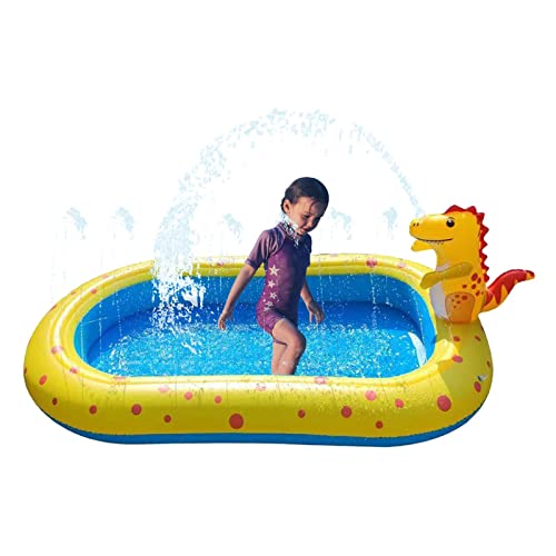 Wassersprinkler für Tiere für Kinder, Sprinklermatte für Kinder, aufblasbares Wasserspielzeug im Freien - aufblasbare Tabletten für Kinder Spielzeug Sprinkler Pool für Kinder von YTGER