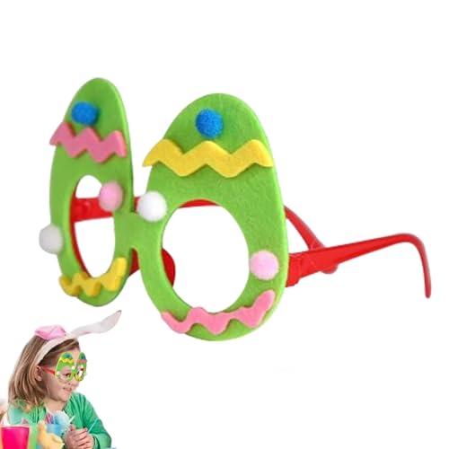 Bunny Ears Küken Eier Brille, Ostern Party Brille Rahmen - Lustige Foto-Requisiten - Süße Ostern Zubehör Ostern Brille für Familie Freunde Kollegen von YTGOCN