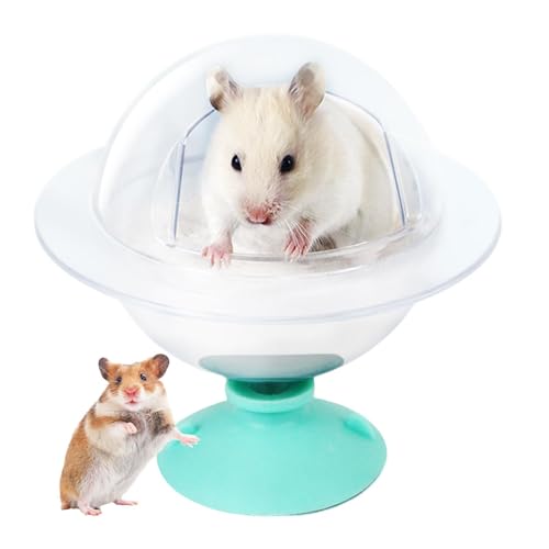 Sandbadebox für Hamster,Hamster Sandbadebox - Sandbad Chinchilla Katzentoilette Badeschüssel Duschraum - Grabsandbehälter, transparenter Lebensraum für Kleintiere für Rennmäuse, Syrischer Hamster von YTGOCN