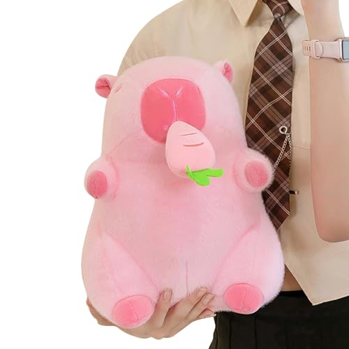 YTGOCN Süßes Capybara-Plüschtier, Capybara-Stofftier - Capybara Kissenpuppe - Home Sofa Dekoration Obst Design weiches Tierkissen für Kinder Schlafbegleiter von YTGOCN