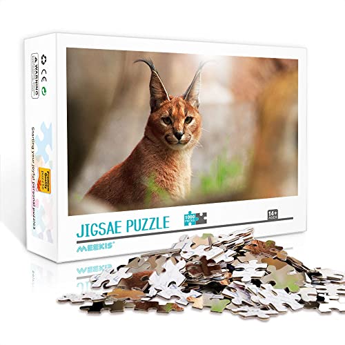 1000 Teile Mini-Puzzle für Erwachsene Caracal Klassisches Puzzle Familienspiel Puzzle Geschenk (Papppuzzle 38x26cm) Puzzle für Erwachsene 1000 Teile von YTLIUYUANDE