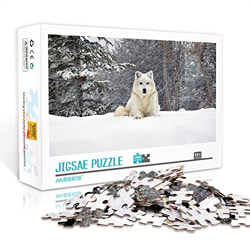 1000 Teile Mini-Puzzle für Erwachsene Wolf Classic Puzzle DIY Spielzeuggeschenk Classic Game Puzzle (38x26cm Kartonpuzzle) Puzzles für Erwachsene und Kinder von YTLIUYUANDE