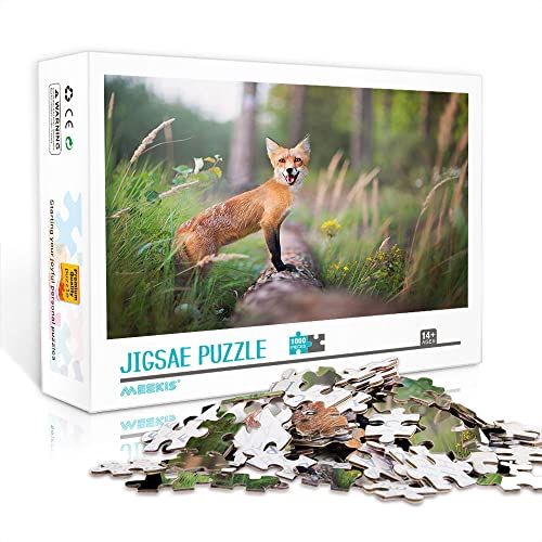 1000 Teile Mini-Puzzles für Erwachsene Fox Classic Puzzle Puzzle Fun Game Home Wall Decor (38x26cm Kartonpuzzle) Puzzles für Erwachsene und Kinder von YTLIUYUANDE