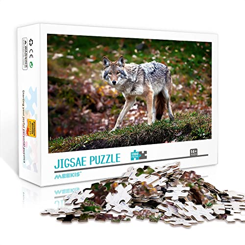 1000 Teile Minipuzzle für Erwachsene Coyote Classic Puzzle Anspruchsvolles Puzzlegeschenk (38x26cm Kartonpuzzle) Puzzles für Erwachsene und Kinder von YTLIUYUANDE