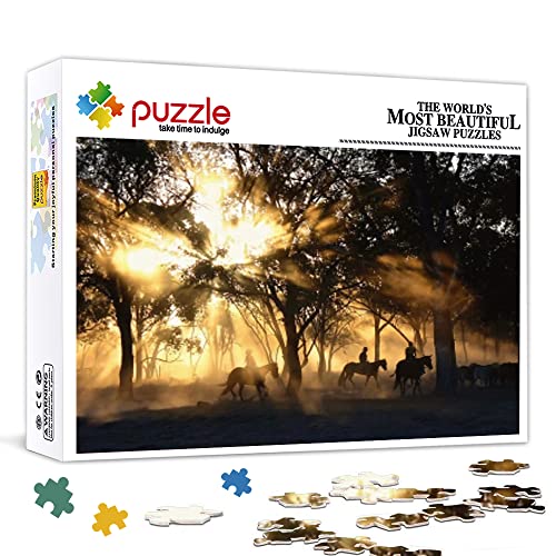 Mini-Puzzle für Erwachsene 1000 Teile Naturbaum Puzzle-Set Lernspiele für Kinder (Papppuzzle 38x26 cm) Puzzles für Erwachsene und Kinder von YTLIUYUANDE