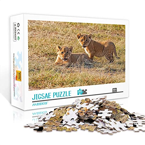 1000 Teile Mini-Puzzle für Erwachsene Löwe Klassisches Puzzle Jigsaw-Künstler-Heimdekoration (Papppuzzle 38x26cm) Puzzles für Erwachsene und Kinder von YTLIXIANGN