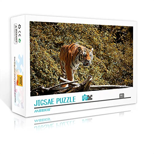 1000 Teile Mini-Puzzle für Erwachsene Tiger Klassisches Puzzle Anti-Stress-Spiel Puzzle für Erwachsene Kinder (38x26cm Kartonpuzzle) Puzzle für Erwachsene 1000 Teile von YTLIXIANGN