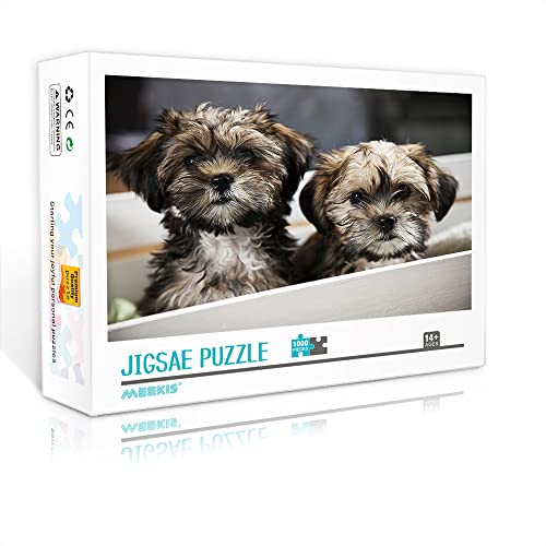 1000 Teile Mini-Puzzle für Erwachsene Welpe Klassisches Puzzle DIY Spielzeuggeschenk Klassisches Spielpuzzle (38 x 26 cm Papppuzzle) Puzzles für Erwachsene und Kinder von YTLIXIANGN