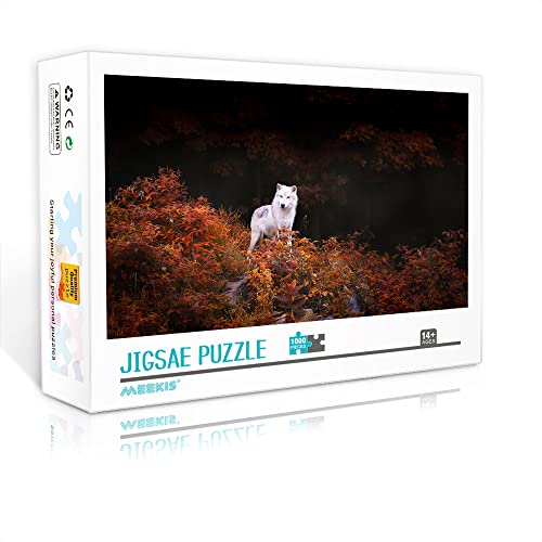 1000 Teile Mini-Puzzle für Erwachsene Wolf Classic Puzzlespiel Spielspaß Zuhause Wanddekoration (Kartonpuzzle 38x26cm) Puzzles für Erwachsene und Kinder von YTLIXIANGN