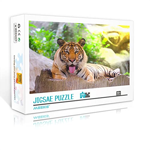 1000 Teile Minipuzzle für Erwachsene Tiger Klassisches Puzzle Puzzle und herausforderndes Spiel (Kartonpuzzle 38x26cm) Puzzles für Erwachsene und Kinder von YTLIXIANGN