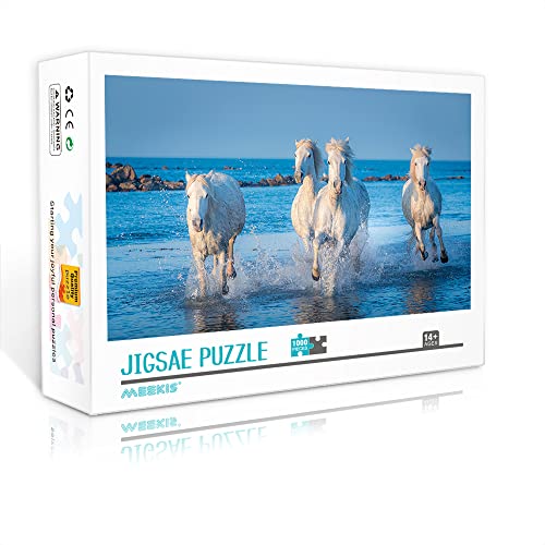 Mini-Puzzle für Erwachsene 1000 Teile Puzzle-Pferd-Set Erwachsene und Kinder (Papppuzzle 38 x 26 cm) Puzzles für Erwachsene und Kinder von YTLIXIANGN