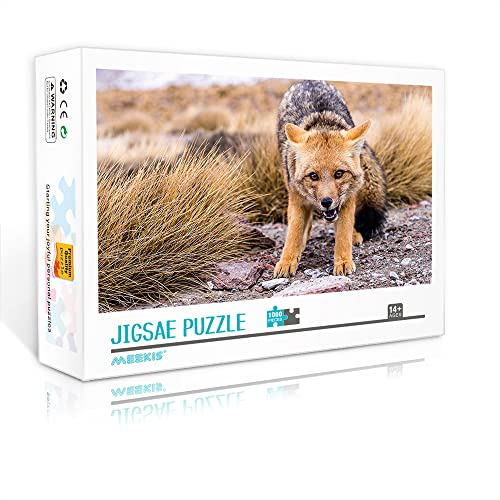 Minipuzzle für Erwachsene 1000 Teile Fox Set Puzzle Anspruchsvolles Puzzlegeschenk (Kartonpuzzle 38x26 cm) Puzzles für Erwachsene und Kinder von YTLIXIANGN