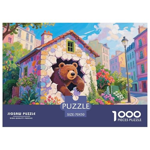 3D-Bär Hölzerne Puzzles Wasserfest 1000 Teile DIY- Puzzle Geschenke Für Erwachsene Spaßzur Heimdekoration 3D-Bär Hölzerne Puzzles Wasserfest 1000 Teile DIY- Puzzle Geschenke Für Erwachsene Spaßzur Heimdekoration von YTPONBCSTUG
