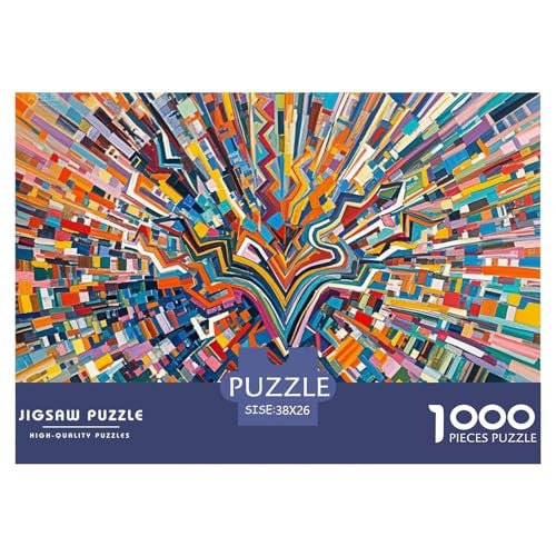 Abstrakte Kunst Hölzerne Puzzles Wasserfest 1000-teiliges Puzzle Geschenke Für Erwachsene Buntzur Heimdekoration Abstrakte Kunst Hölzerne Puzzles Wasserfest 1000-teiliges Puzzle Geschenke Für Erwachsene Buntzur Heimdekoration von YTPONBCSTUG