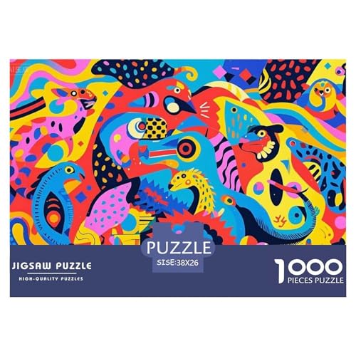 Abstrakte Tiere Hölzerne Puzzles Wasserfest 1000 Teile DIY- Puzzle Für Erwachsene Herausfordernd Und Knifflig Herausfordernde Puzzlespiele Abstrakte Tiere Hölzerne Puzzles Wasserfest 1000 Teile DIY- Puzzle Für Erwachsene Herausfordernd Und Knifflig Herausfordernde Puzzlespiele von YTPONBCSTUG