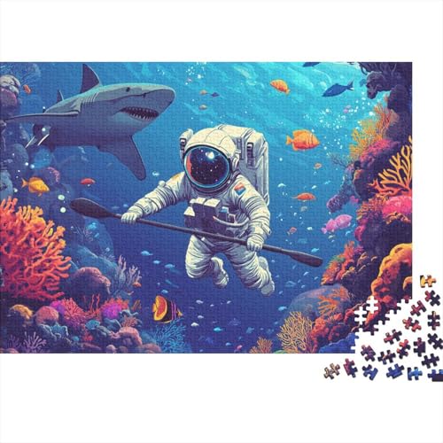 An Astronaut 1000 Stück Puzzles Für Erwachsene-Seabed World Puzzles Für Erwachsene 1000 DIY Puzzle Spielzeug Für Dekorative Malerei 1000pcs (75x50cm) von YTPONBCSTUG