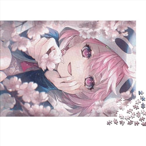 Anime-Mädchen Puzzle,300 Teile Puzzle Manga,Erwachsene Puzzlespiel,Weihnachts-/Neujahrsgeschenk,Puzzle-Spielzeug Für Dekorative Malerei 300pcs (40x28cm) von YTPONBCSTUG