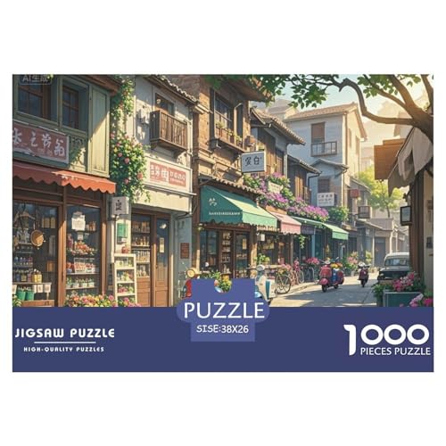 Anime-Straße Hölzerne Puzzles Wasserfest 1000-teiliges Puzzle Für Erwachsene Unmöglich Lernspiele Anime-Straße Hölzerne Puzzles Wasserfest 1000-teiliges Puzzle Für Erwachsene Unmöglich Lernspiele von YTPONBCSTUG