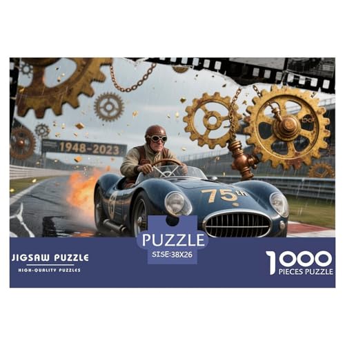 Antique Racing Cars Hölzerne Puzzles Wasserfest 1000-teiliges Puzzle Geschenke Für Erwachsene Buntzur Heimdekoration Antique Racing Cars Hölzerne Puzzles Wasserfest 1000-teiliges Puzzle Geschenke Für Erwachsene Buntzur Heimdekoration von YTPONBCSTUG