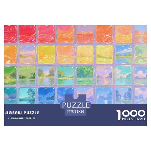 Bunte Pflanzen Hölzerne Puzzles Wasserfest 1000 Teile DIY- Puzzle Geschenke Für Erwachsene Spaß Lernspiele Bunte Pflanzen Hölzerne Puzzles Wasserfest 1000 Teile DIY- Puzzle Geschenke Für Erwachsene Spaß Lernspiele von YTPONBCSTUG
