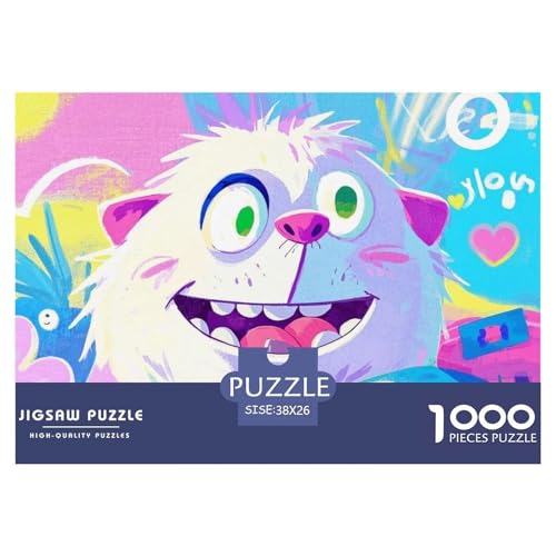 Cartoon-Monster Hölzerne Puzzles Wasserfest 1000 Teile DIY- Puzzle Geschenke Für Erwachsene Herausfordernd Und Kniffligzur Heimdekoration Cartoon-Monster Hölzerne Puzzles Wasserfest 1000 Teile DIY- Puzzle Geschenke Für Erwachsene Herausfordernd Und Kniffligzur Heimdekoration von YTPONBCSTUG