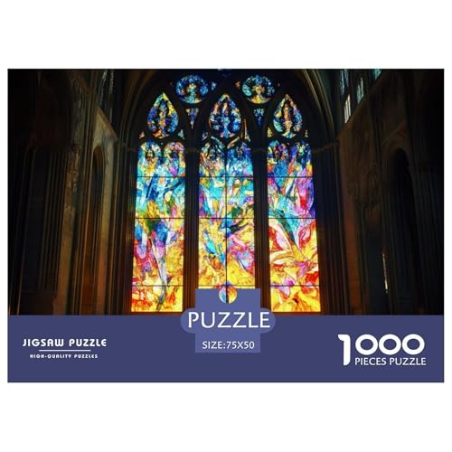 Cologne Cathedral 1000 Stück Puzzles Für Erwachsene- Puzzles Für Erwachsene 1000 DIY Puzzle Spielzeug Für Dekorative Malerei 1000pcs (75x50cm) von YTPONBCSTUG