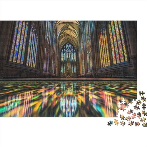 Cologne Cathedral Puzzle 1000 Teile Erwachsene Puzzles Für Erwachsene Lernspiel Herausforderungsspielzeug 1000-teilige Puzzles Für Erwachsene 1000pcs (75x50cm) von YTPONBCSTUG